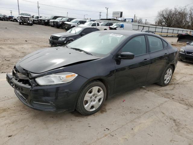 1C3CDFAA4GD592764 - 2016 DODGE DART SE BLACK photo 1