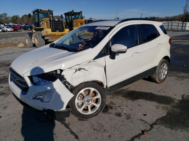 MAJ3S2GE3MC439644 - 2021 FORD ECOSPORT SE WHITE photo 1