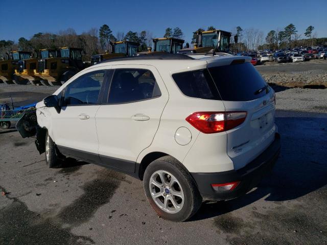 MAJ3S2GE3MC439644 - 2021 FORD ECOSPORT SE WHITE photo 2