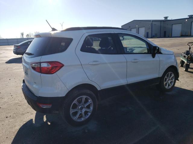 MAJ3S2GE3MC439644 - 2021 FORD ECOSPORT SE WHITE photo 3