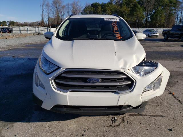 MAJ3S2GE3MC439644 - 2021 FORD ECOSPORT SE WHITE photo 5