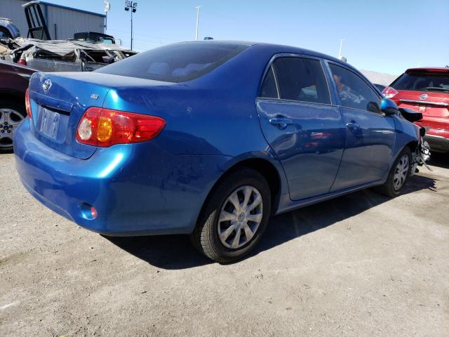 1NXBU4EE3AZ177656 - 2010 TOYOTA COROLLA BASE BLUE photo 3