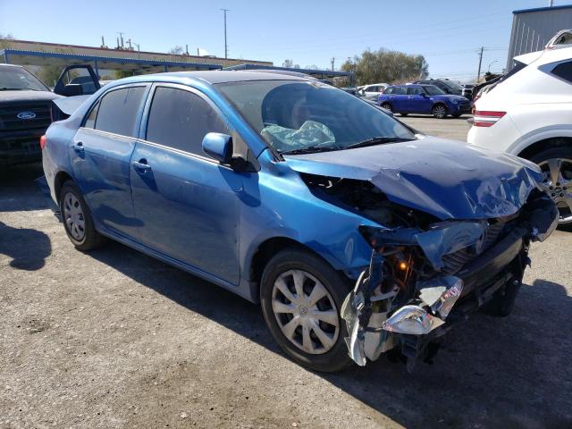 1NXBU4EE3AZ177656 - 2010 TOYOTA COROLLA BASE BLUE photo 4
