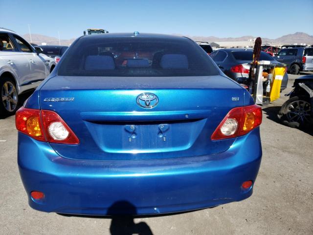 1NXBU4EE3AZ177656 - 2010 TOYOTA COROLLA BASE BLUE photo 6
