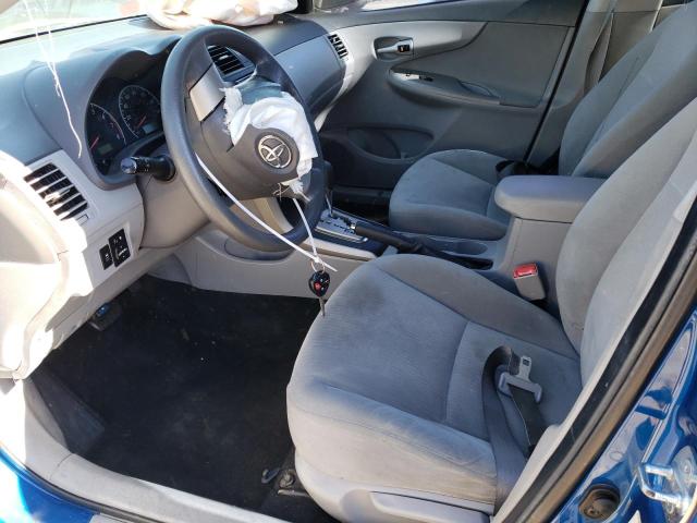 1NXBU4EE3AZ177656 - 2010 TOYOTA COROLLA BASE BLUE photo 7