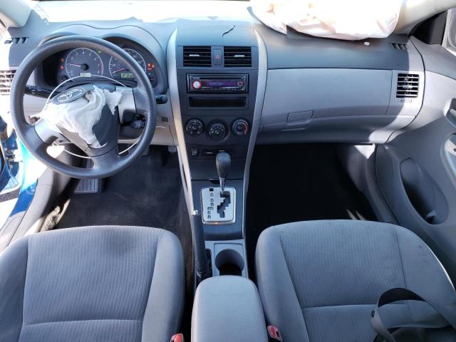 1NXBU4EE3AZ177656 - 2010 TOYOTA COROLLA BASE BLUE photo 8