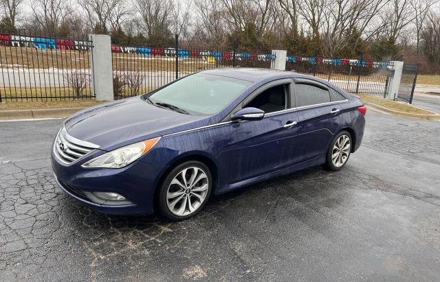 5NPEC4AC6EH910159 - 2014 HYUNDAI SONATA SE BLUE photo 2