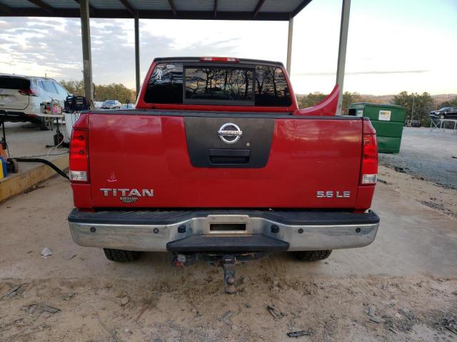 1N6BA07CX8N313994 - 2008 NISSAN TITAN XE RED photo 6