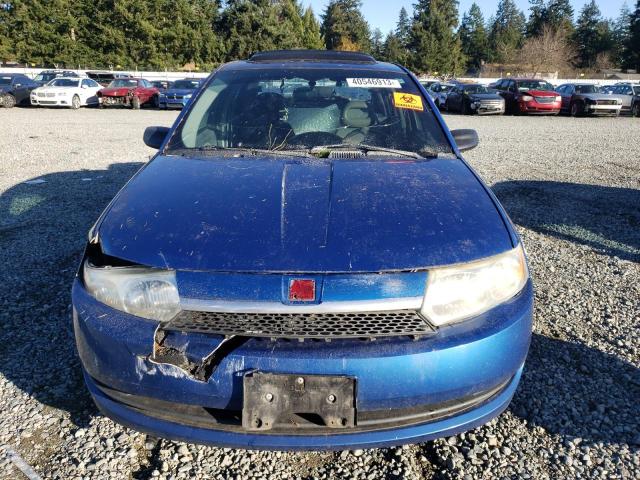 1G8AZ52F54Z224725 - 2004 SATURN ION LEVEL 2 BLUE photo 5