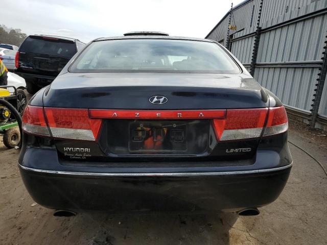 KMHFC46F87A175469 - 2007 HYUNDAI AZERA SE BLACK photo 6