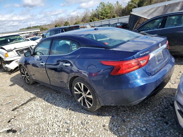 1N4AA6APXJC372578 - 2018 NISSAN MAXIMA 3.5S BLUE photo 2