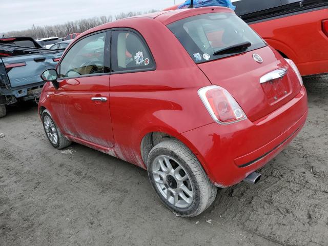 3C3CFFAR2FT500186 - 2015 FIAT 500 POP RED photo 2