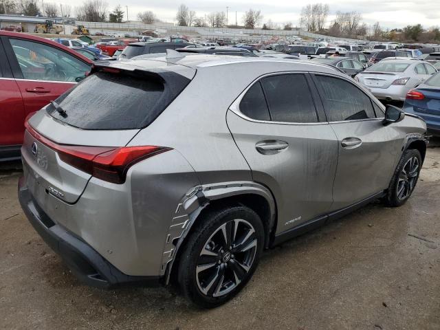 JTHX9JBH9M2051664 - 2021 LEXUS UX 250H GRAY photo 3