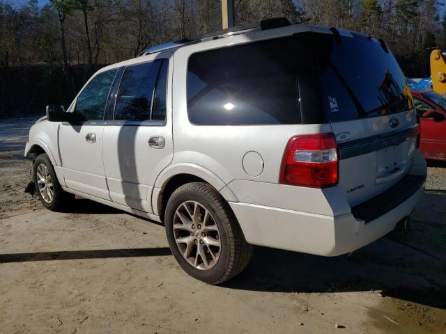 1FMJU1KT8FEF34778 - 2015 FORD EXPEDITION LIMITED WHITE photo 2