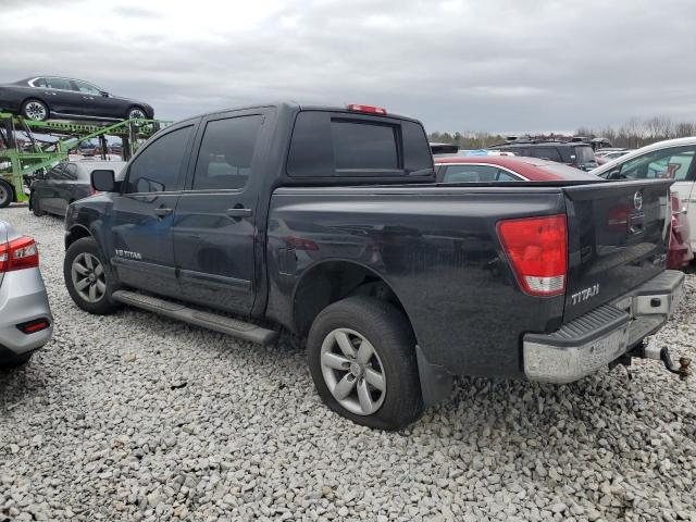 1N6BA0ED7EN514341 - 2014 NISSAN TITAN S BLACK photo 2