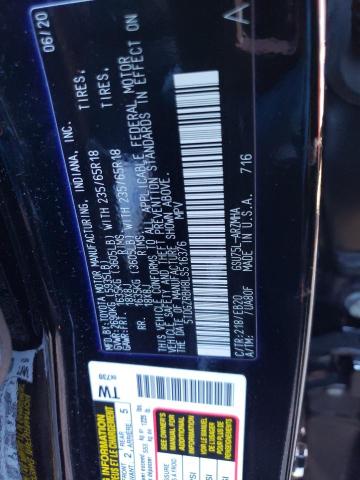 5TDGZRBH8LS516376 - 2020 TOYOTA HIGHLANDER XLE BLACK photo 14