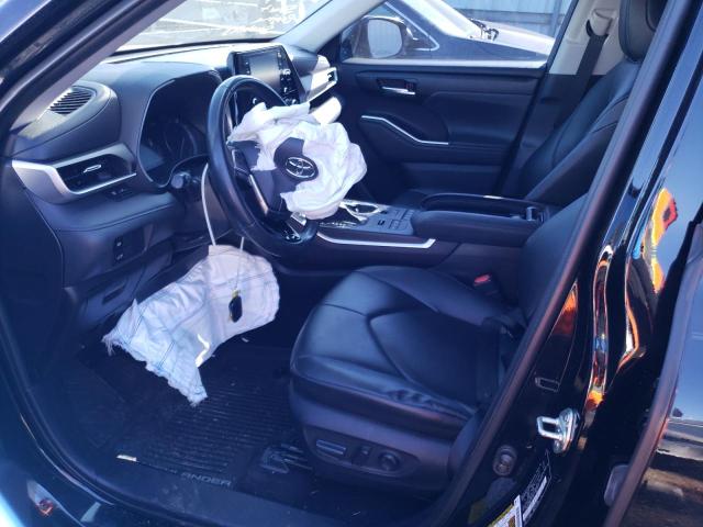 5TDGZRBH8LS516376 - 2020 TOYOTA HIGHLANDER XLE BLACK photo 7