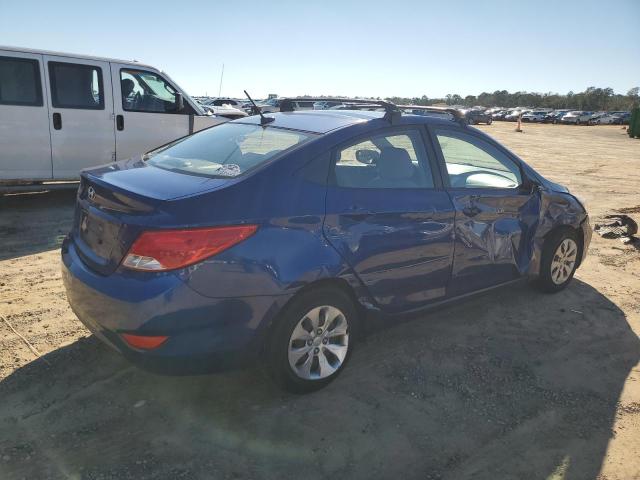 KMHCT4AEXFU878375 - 2015 HYUNDAI ACCENT GLS BLUE photo 3