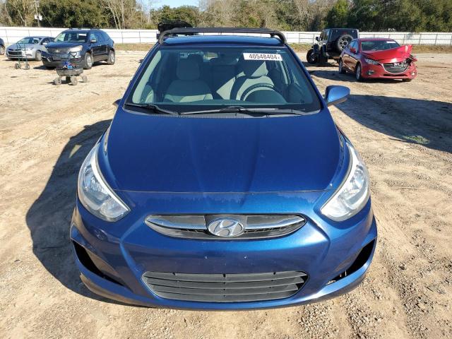 KMHCT4AEXFU878375 - 2015 HYUNDAI ACCENT GLS BLUE photo 5