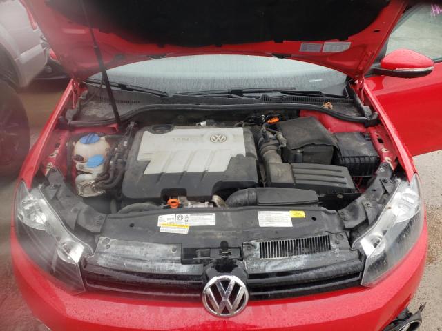 WVWMM7AJ2CW223194 - 2012 VOLKSWAGEN GOLF Կարմիր լուսանկար 11