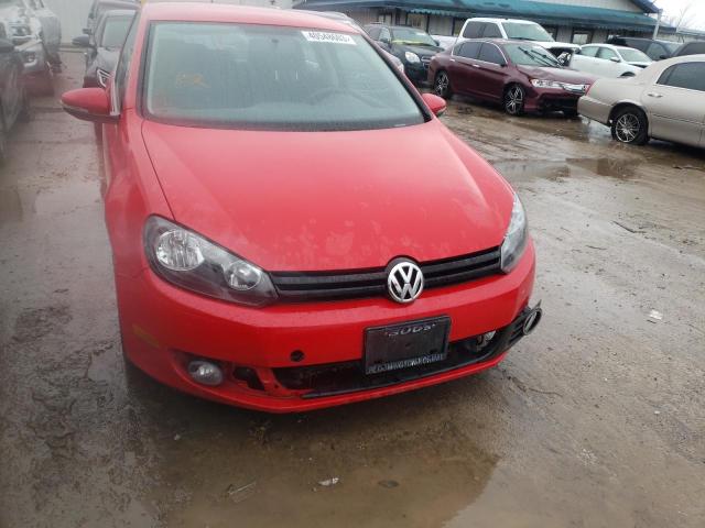 WVWMM7AJ2CW223194 - 2012 VOLKSWAGEN GOLF Կարմիր լուսանկար 5