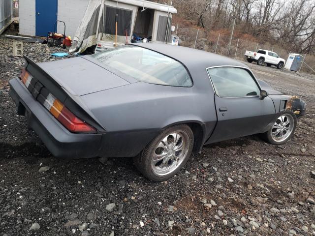 1G1AP87L3BL183953 - 1981 CHEVROLET CAMARO CHARCOAL photo 3