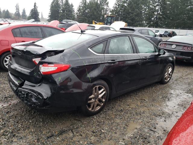 1FA6P0H79F5117553 - 2015 FORD FUSION SE BLACK photo 3