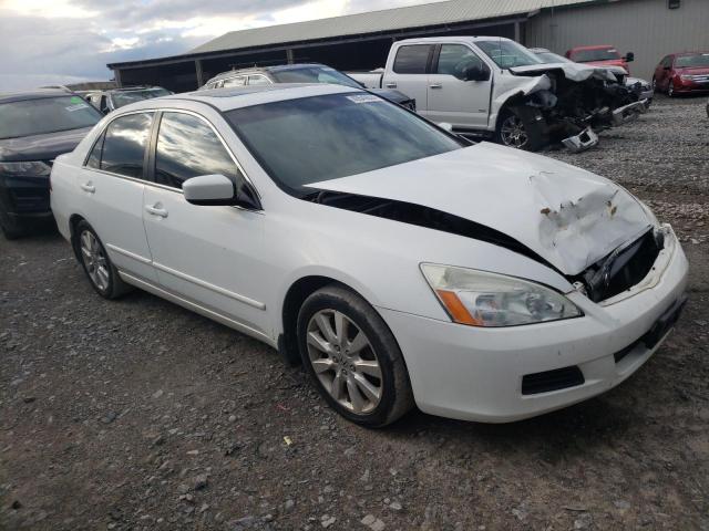 1HGCM66537A045446 - 2007 HONDA ACCORD EX WHITE photo 4