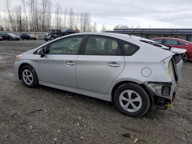 JTDKN3DU8C5537103 - 2012 TOYOTA PRIUS SILVER photo 2