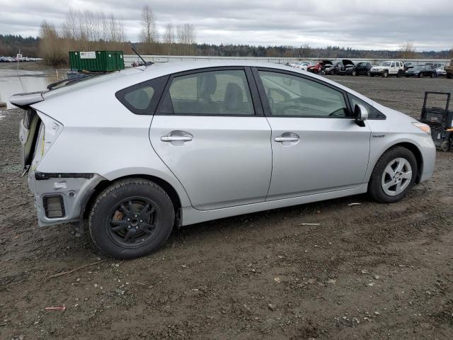 JTDKN3DU8C5537103 - 2012 TOYOTA PRIUS SILVER photo 3