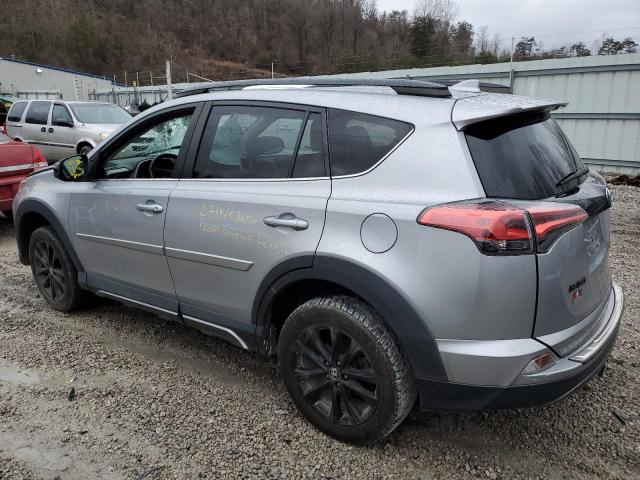 2T3RFREV8JW763654 - 2018 TOYOTA RAV4 ADVENTURE GRAY photo 2