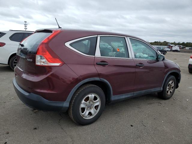 5J6RM4H37EL021249 - 2014 HONDA CR-V LX BURGUNDY photo 3