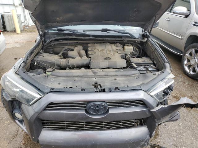 JTEBU5JRXF5270237 - 2015 TOYOTA 4RUNNER SR5 GRAY photo 12