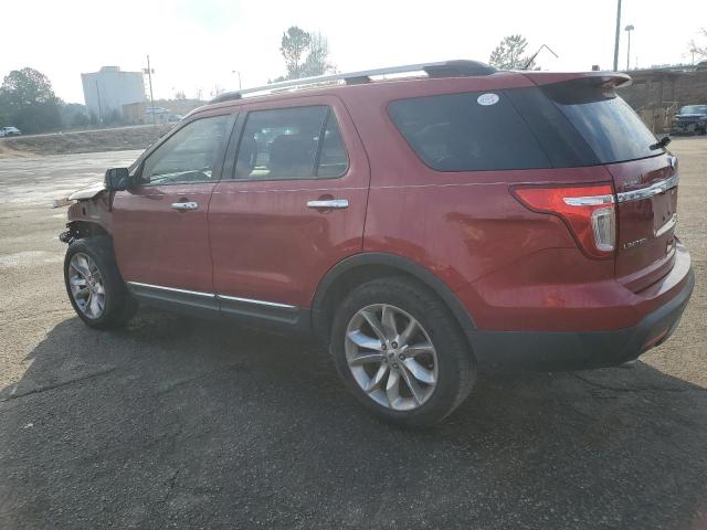 1FM5K7F88EGA26104 - 2014 FORD EXPLORER LIMITED RED photo 2