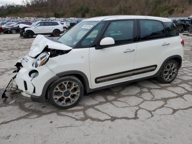 ZFBCFADH6EZ004397 - 2014 FIAT 500L TREKKING WHITE photo 1