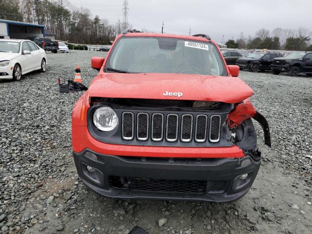 ZACCJABB9JPH42620 - 2018 JEEP RENEGADE LATITUDE RED photo 5