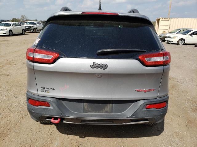 1C4PJMBBXEW281181 - 2014 JEEP CHEROKEE TRAILHAWK SILVER photo 6