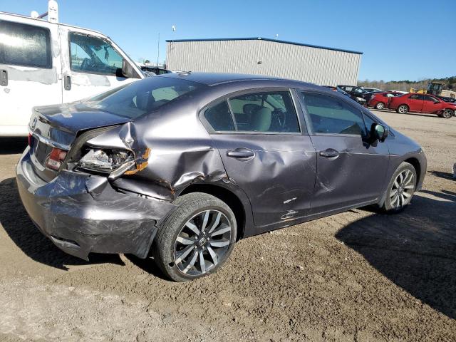 19XFB2F97FE042784 - 2015 HONDA CIVIC EXL GRAY photo 3