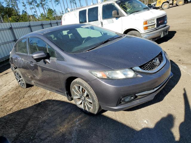 19XFB2F97FE042784 - 2015 HONDA CIVIC EXL GRAY photo 4