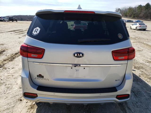 KNDMC5C17M6667693 - 2021 KIA SEDONA EX PREMIUM SILVER photo 6