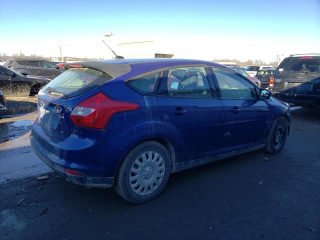 1FAHP3K20CL362725 - 2012 FORD FOCUS SE BLUE photo 3