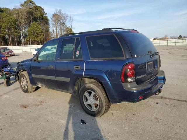 1GNDS13SX42251351 - 2004 CHEVROLET TRAILBLAZE LS BLUE photo 2