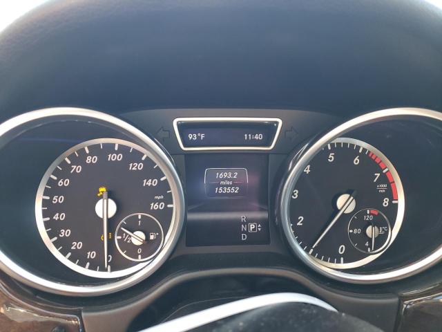 4JGDA5HBXDA153689 - 2013 MERCEDES-BENZ ML 350 4MATIC WHITE photo 9