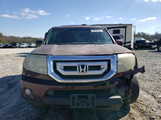 5FNYF4H6XBB030113 - 2011 HONDA PILOT EXL BURGUNDY photo 5