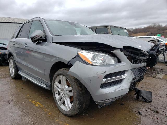 4JGDA5HB3FA558036 - 2015 MERCEDES-BENZ ML 350 4MATIC GRAY photo 4