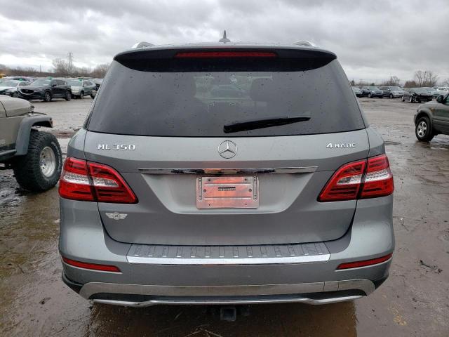 4JGDA5HB3FA558036 - 2015 MERCEDES-BENZ ML 350 4MATIC GRAY photo 6