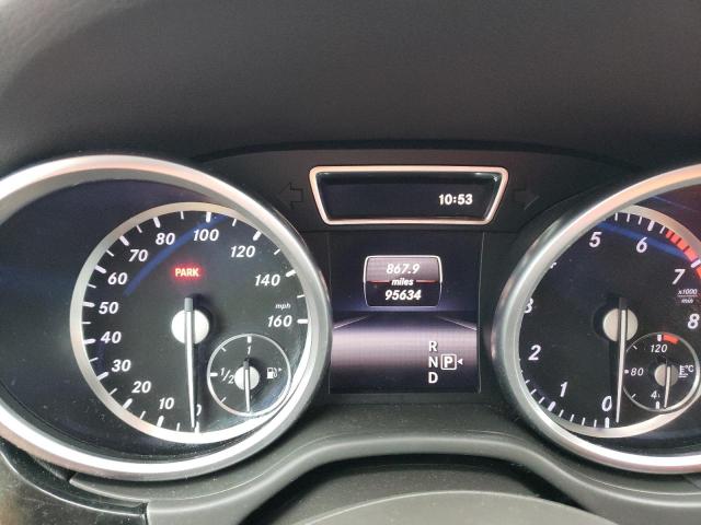 4JGDA5HB3FA558036 - 2015 MERCEDES-BENZ ML 350 4MATIC GRAY photo 9