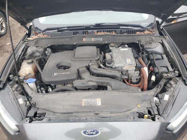 3FA6P0LU9FR117224 - 2015 FORD FUSION SE HYBRID CHARCOAL photo 11