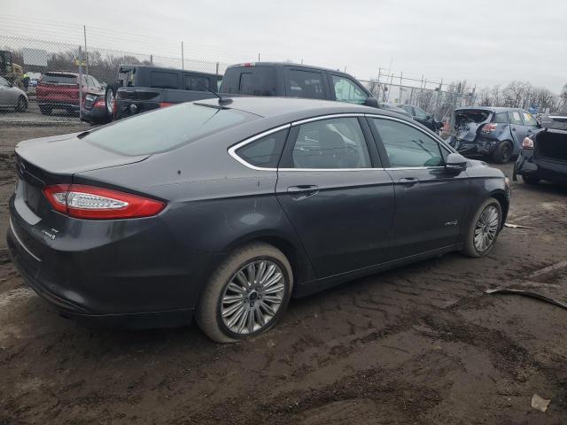 3FA6P0LU9FR117224 - 2015 FORD FUSION SE HYBRID CHARCOAL photo 3