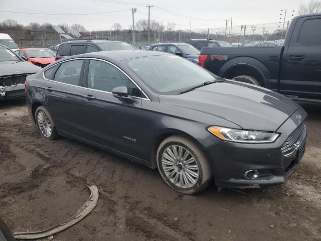 3FA6P0LU9FR117224 - 2015 FORD FUSION SE HYBRID CHARCOAL photo 4